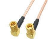 1pc Cable 12inch SMB female 90° to SMB female right angle RG316 Pigtail jumper cable
