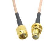 1pc Cable 20inch SMA male plug to SMA female bulkhead RG316 RF Pigtail jumper FPV