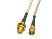 1pc Cable 8inch SMA female bulkhead to SMB female jack RG316 RF Pigtail jumper cable