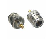 1pc Adapter N female jack to MCX plug male RF connector straight M F