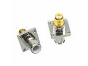 1pc Adapter BNC or TNC plug male to SMA female 11mm flange connector