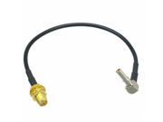 1pce Cable 6inch SMA female nut to MS162 male right angle RG174 Pigtail jumper cable
