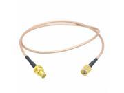1pce Cable 20inch SMA female bulkhead to RPSMA male RG316 RF Pigtail jumper F