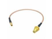 1pce Cable 8inch SMA female bulkhead to MMCX female RG316 RF Pigtail jumper cable