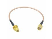 1pce Cable 6inch SMA female bulkhead to RPSMA male RG316 RF Pigtail jumper FPV