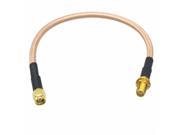 1pce Cable 8inch RPSMA female bulkhead to RPSMA male RG142 RF Pigtail jumper cable