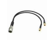 1pce FME male to Y type 2x TS9 male 90° Splitter Combiner cable pigtail RG174 6 1M2M