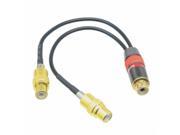 cable RCA TV Y type 1 female to 2 jack 1F2F RG174 6 splitter Combined pigtail