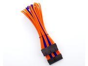 Kobra Cable MAX 24pin MB Extension UV Orange Blue 8in.