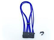 Kobra Cable MAX 4pin Molex Extension Blue 24in.