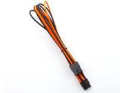 Kobra Cable MAX 8pin 12Volt EPS Power Extension Black UV Orange 16in.