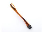 Kobra Cable MAX 4pin P4 Molex Extension Black UV Orange 16in.