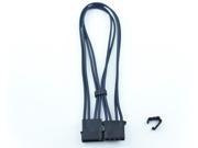 Kobra Cable MAX 4pin Molex Extension Steel Blue 24in.