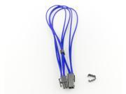 Kobra Cable MAX 4pin P4 Molex Extension Blue 16in.