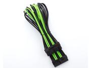 Kobra Cable MAX 24pin MB Extension Black UV Green 16in.