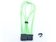 Kobra Cable MAX 4pin Molex Extension UV Green 24in.