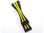 Kobra Cable MAX 24pin MB Extension Black UV Yellow 16in.