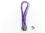 Kobra Cable MAX 4pin P4 Molex Extension Purple 16in.