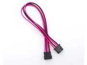 Kobra Cable MAX 4pin Molex Extension Black UV Pink 8in.