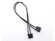 Kobra Cable MAX 4pin Molex Extension Black White 8in.
