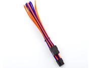 Kobra Cable MAX 8pin 12Volt EPS Power Extension UV Orange Blue 16in.