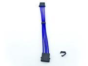Kobra Cable MAX 4pin Molex Extension Blue 8in.