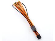 Kobra Cable MAX 8pin PCI Extension Black UV Orange 8in.