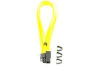 Kobra Cable MAX 8pin 12Volt EPS Power Extension UV Yellow 16in.