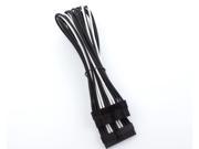 Kobra Cable MAX 24pin MB Extension Black White 8in.