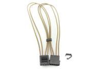 Kobra Cable MAX 4pin EZ Pinch Molex Extension Desert 24in.