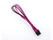 Kobra Cable MAX 4pin P4 Molex Extension Black UV Pink 24in.