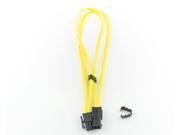 Kobra Cable MAX 4pin P4 Molex Extension UV Yellow 24in.