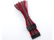 Kobra Cable MAX 24pin MB Extension Red Silver 8in.