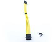 Kobra Cable MAX 4pin Molex Extension Yellow 8in.