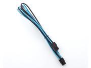 Kobra Cable MAX 6pin PCI Extension Black UV Aqua 24in.