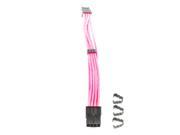 Kobra Cable MAX 8pin PCI E Extension UV Pink 8in.