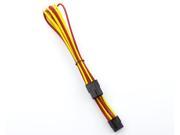 Kobra Cable MAX 8pin PCI Extension Yellow Red 8in.