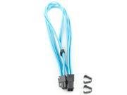 Kobra Cable MAX 6pin PCI E Extension UV Aqua 24in.