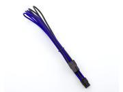 Kobra Cable MAX 6pin PCI Extension Black Blue 8in.