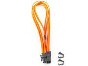 Kobra Cable MAX 6pin PCI E Extension UV Orange 16in.