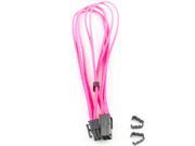 Kobra Cable MAX 6pin PCI E Extension UV Pink 16in.