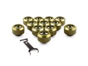 PrimoChill 1 2in. Rigid RevolverSX Series Fitting Candy Gold 12 Pack