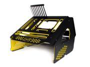 Praxis WetBench Black w Solid Yellow PMMA Accents