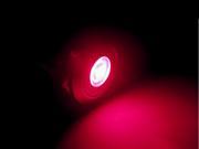 PrimoChill Silver Aluminum Momentary Vandal Switch 16mm Dot Illumination Red LED