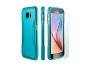 SaharaCase Galaxy S6 Oasis Teal Case Classic Protective Kit Bundle with ZeroDamage Tempered Glass