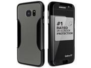 SaharaCase Galaxy S7 Mist Gray Case Classic Protection Kit with ZeroDamage Tempered Glass