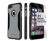 SaharaCase® iPhone 7 Mist Gray Classic Case Protective Kit Bundle with ZeroDamage® Tempered Glass