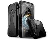 SaharaCase iPhone 6 6s Scorpion Black Case X Case Protective Kit Bundle with ZeroDamage Tempered Glass