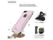 SaharaCase® iPhone 7 Desert Rose Pink Case Classic Protective Kit Bundle with ZeroDamage® Tempered Glass