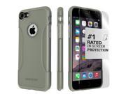 SaharaCase® iPhone 7 Military Green Case Classic Protective Kit Bundle with ZeroDamage® Tempered Glass